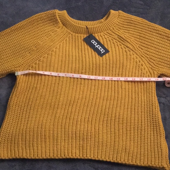 FINAL PRICE DROPMustard Yellow Wide Sleeve Sweater - Picture 6 of 8